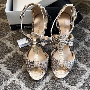Alexandre Birman Python Sandals